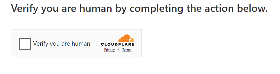 Cloudflare Turnstile