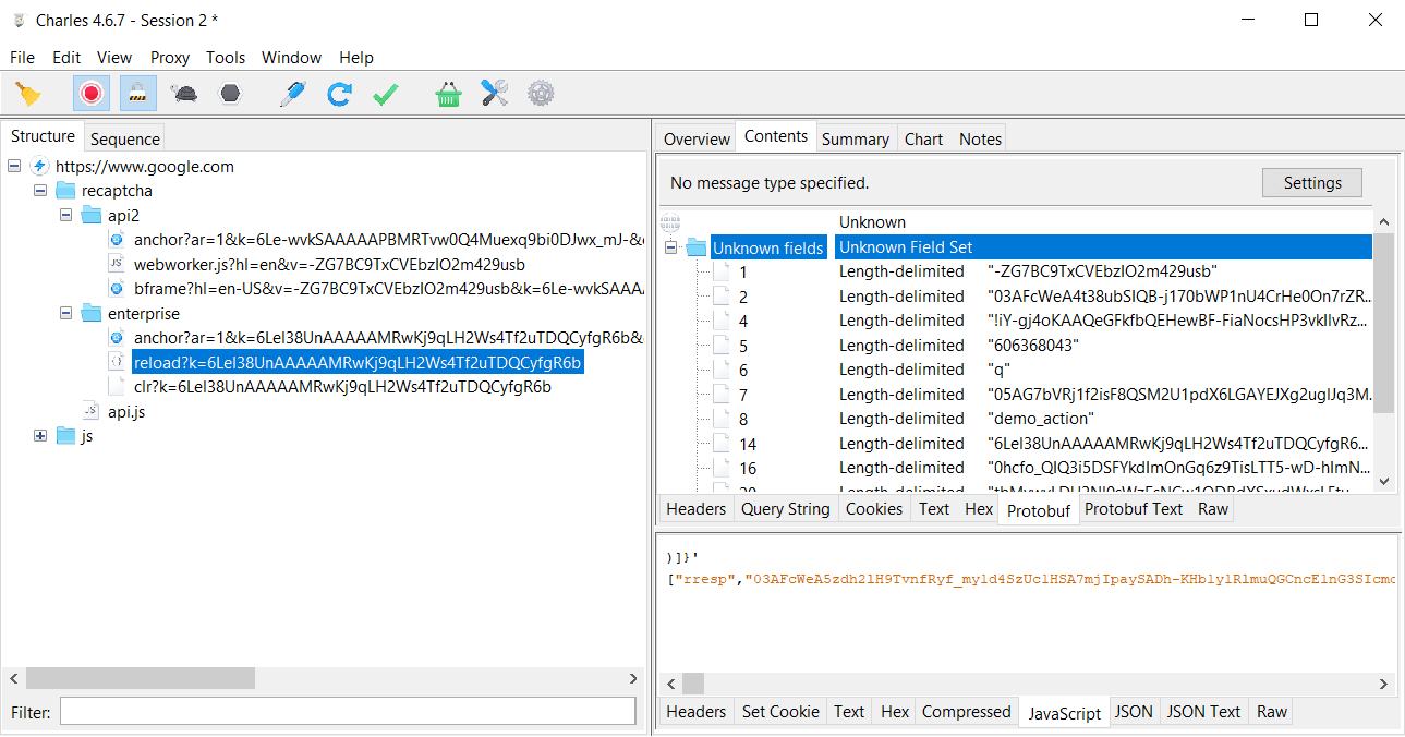 Charles Proxy example