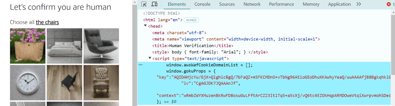 AWS WAF example