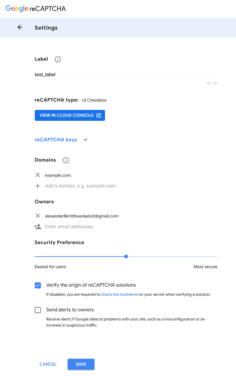 Google reCAPTCHA Admin Console: Access, Settings & Key Management